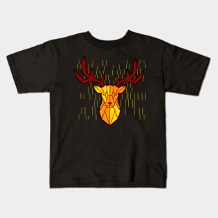 Yellow deer head Kids T-Shirt